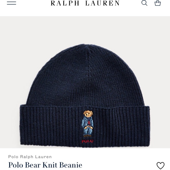 Polo Ralph Lauren Other - Polo: Bear Denim hat